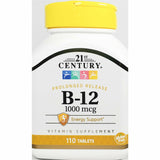 21st Century Vitamin B12 1000 mcg (Prolonged Release) 110 Tablets