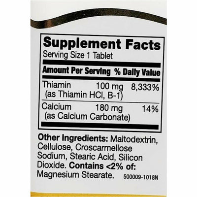 Vitamin B-1, 100 mg 110 Tablets by 21st Century