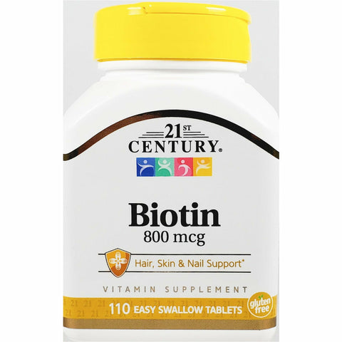 21st Century Biotin, 800 mcg 110 Tablets