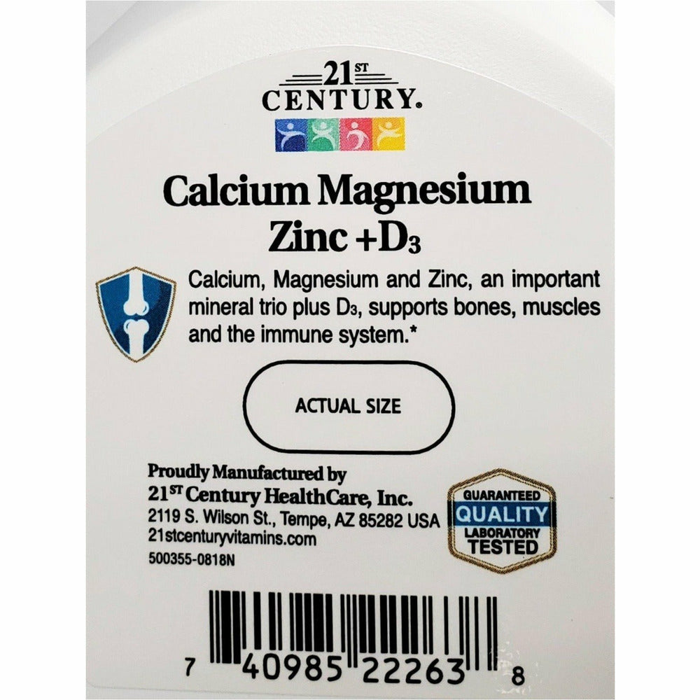 Calcium Magnesium Zinc plus D3 Immune Support Hargraves Online