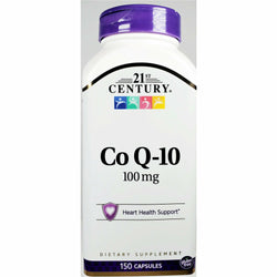 21st Century Co Q10, 100 mg 150 Capsules