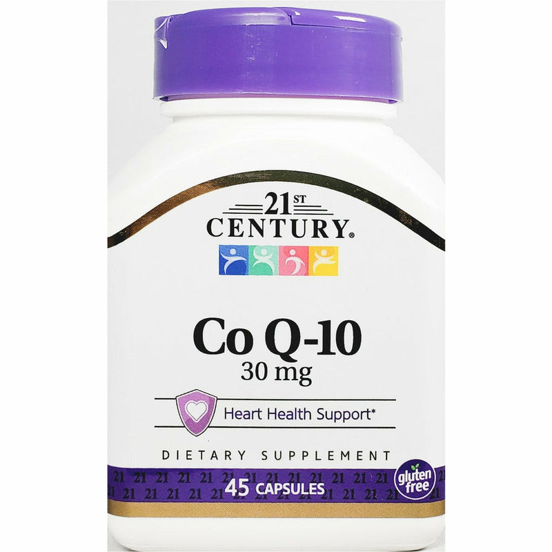 Co Q-10, 30 mg 45 Capsules by 21st Century - Main product image