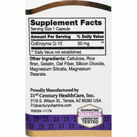 Co Q-10, 30 mg 45 Capsules by 21st Century - Image 3