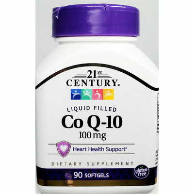 Co Q-10, 100 mg 90 (Liquid Filled) Softgels by 21st Century