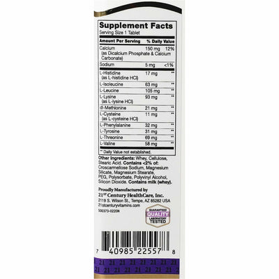 21st Century Daily Amino Acid, 120 Tablets