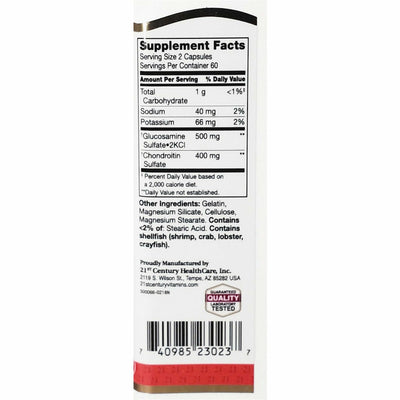 Glucosamine 250 mg Chondroitin 200 mg