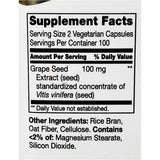 21st Century Grape Seed Extract, 100 mg 200 Capsules 