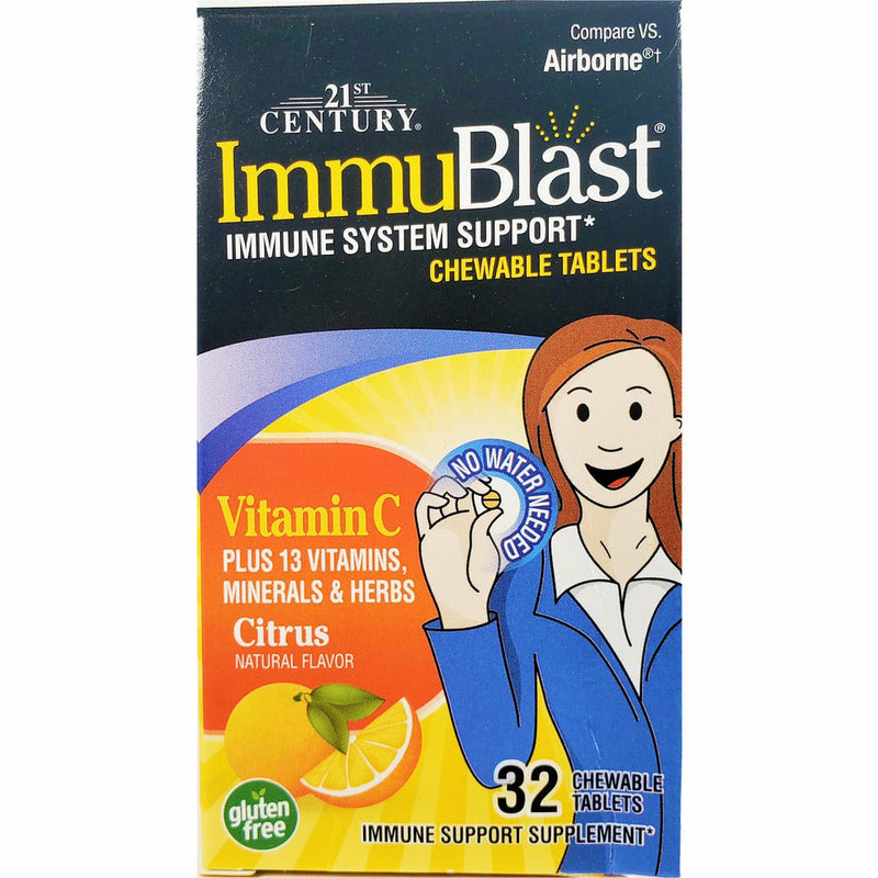 ImmuBlast, 32 Chewable Tablets by 21st Century - Main product image
