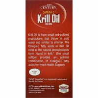 Krill Oil 350 mg (Omega-3) 60 Softgels by 21st Century - Image 3