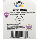 21st Century Lutein, 10 mg 60 Tablets