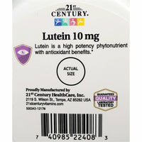 Lutein 10 mg, 60 Tablets by 21st Century - Image 4