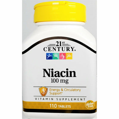 21st Century Niacin 100 mg 110 Tablets