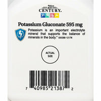 Potassium Gluconate 595 mg 110 Tablets by 21st Century - Image 4