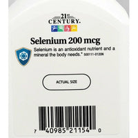 Selenium 200 mcg 60 Capsules by 21st Century - Image 3