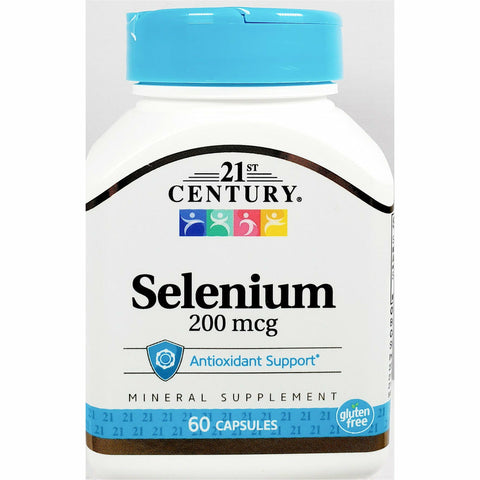 21st Century Selenium, 200 mcg 60 Capsules