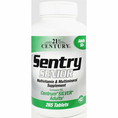 Multivitamin for Seniors (Sentry) 265 Tablets by 21st Century