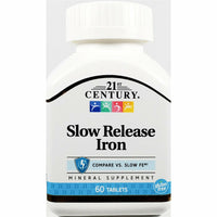 Slow Release Iron, 45 mg 60 Tablets by 21st Century - Image 1