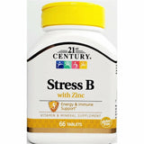 21st Century Stress B with Zinc, 66 Tablets