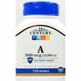 21st Century Vitamin A, 3000 mcg (10,000 IU) 110 Softgels