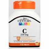 21st Century Vitamin C, 250 mg (Immune Support) 110 Tablets