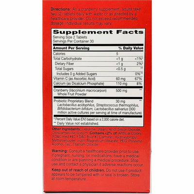21st Century Cranberry Plus Probiotic,  60 Tablets 