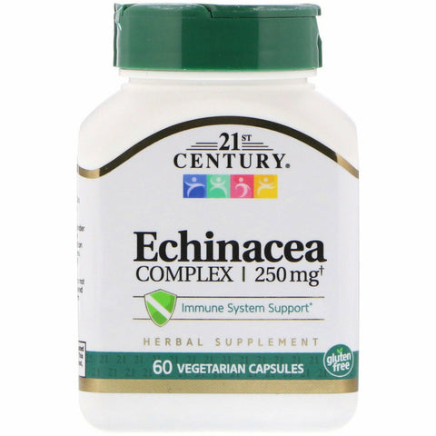 21st Century Echinacea Complex (Immune Support), 250 mg 60 Capsules