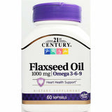 21st Century Flaxseed Oil, 1000 mg 60 Softgels 