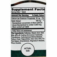 Garlic Extract 400 mg 60 Tablets by 21st Century - Image 2