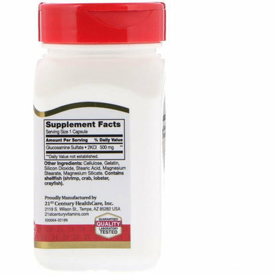 21st Century Glucosamine Relief 500 mg 60 Capsules