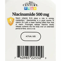 Niacinamide 500 mg (Prolonged Release) 110 Tablets by 21st Century - Image 4