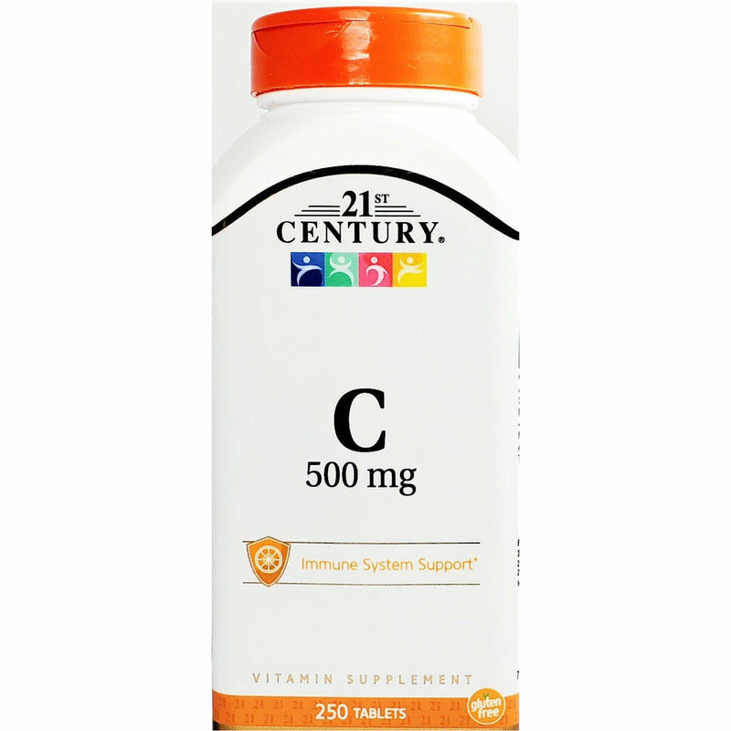 Vitamin C 500 mg 250 Tablets by 21st Century - Main product image