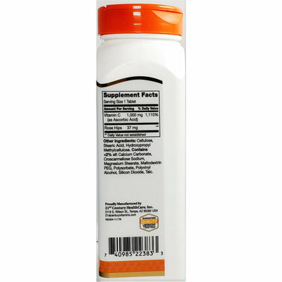 21st Century Vitamin C With Rose Hips, 1000 mg 110 Tablets