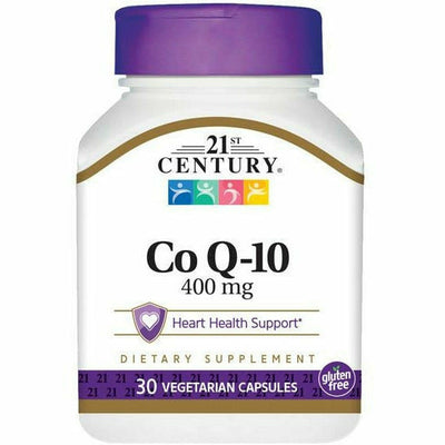 Co Q-10, 400 mg 30 Vegetarian Capsules by 21st Century
