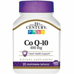 Co Q-10, 400 mg 30 Vegetarian Capsules by 21st Century