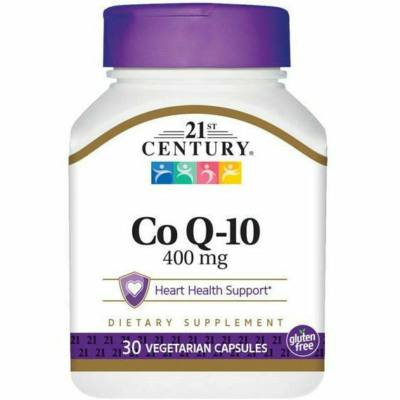Co Q-10, 400 mg 30 Vegetarian Capsules by 21st Century - Main product image