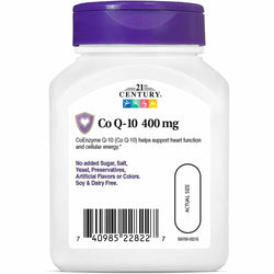 Co Q-10, 400 mg 30 Vegetarian Capsules by 21st Century