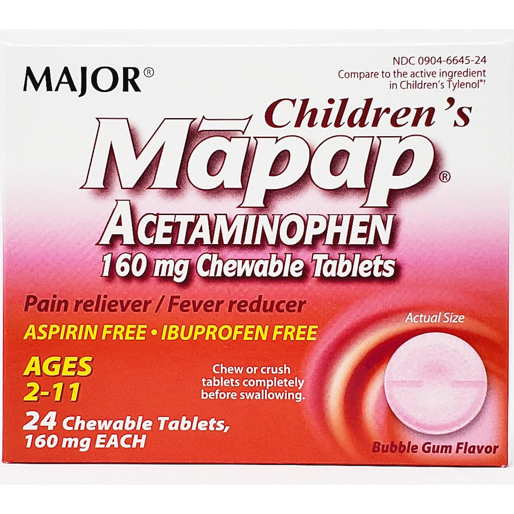 Children's Acetaminophen 160 mg Chewable Tablets Hargraves Online
