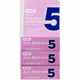 Acne Medication Lotion (Benzoyl Peroxide 5%) 1 fl oz (1, 3 or 6 Pack) by Rugby