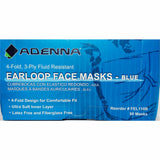 Adenna Ear Loop Face Masks (Blue) 50 Count 