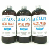 Alkalol Nasal Wash 16 fl oz each  ( 3 Pack) 