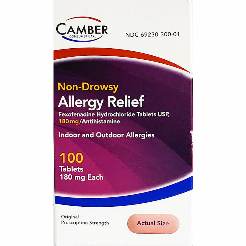 Allergy Relief (Non-Drowsy) 100 Tablets by Camber - Main product image