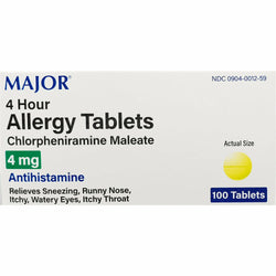 Allergy Tablets 4 mg 100 Tablets