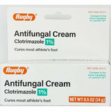 Antifungal Cream 1% (Athletes Feet) 0.5 oz by Rugby