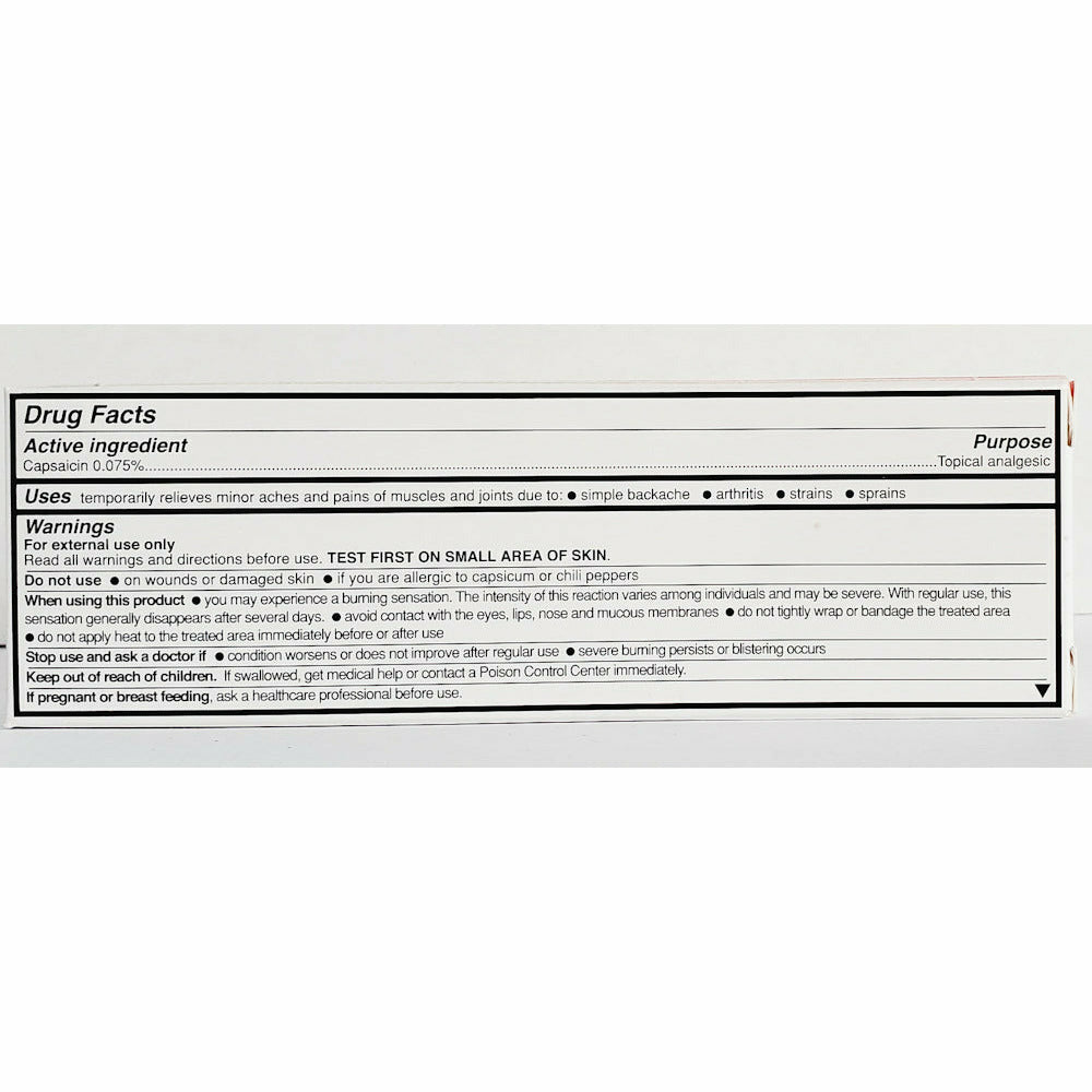Arthritis Pain Relieving Cream Capsaicin Hargraves OTC Hargraves