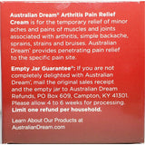 Australian Dream Arthritis Relief Cream, 4 oz