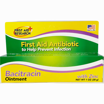 First Aid Bacitracin Ointment with Zinc, 1 oz