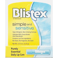 Blistex Simple and Sensitive Daily Lip Care, 0.15 oz - Image 1