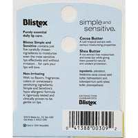 Blistex Simple and Sensitive Daily Lip Care, 0.15 oz - Image 2