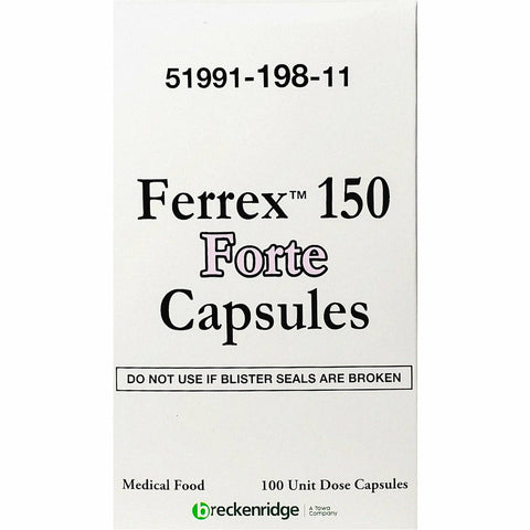 Ferrex 150 Forte Capsules, Unit Dose Box 100 Capsules