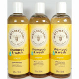 Burt's Bees Baby Shampoo & Wash 12 fl oz Each (3 Pack) 